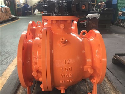 API 6D Trunnion kúluventill